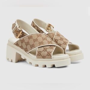 Gucci Lug Sole Sandal; Size 38